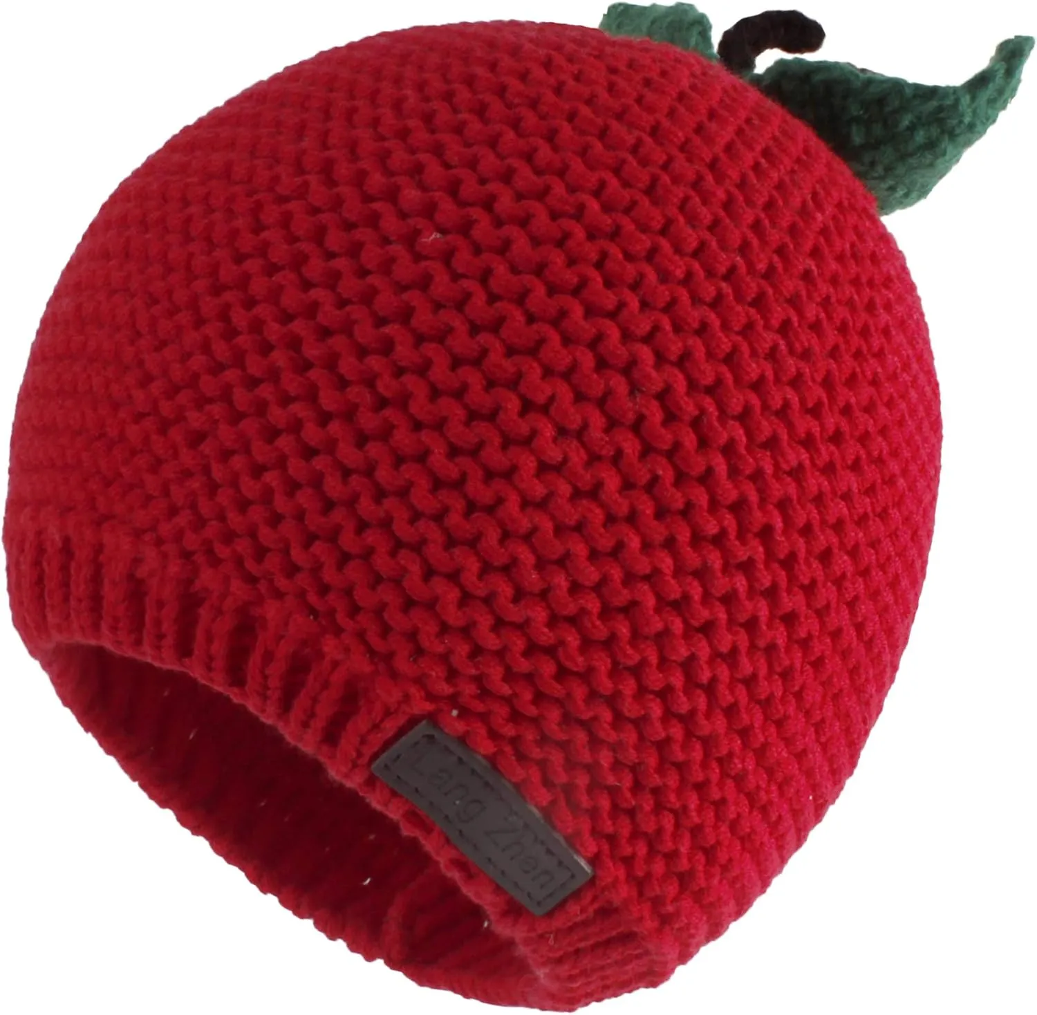 LANGZHEN Winter Warm Knitted Baby Hats for Girls Pom Pom Kid Toddler Boys Beanies Cap with Fleece Lining