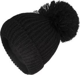 LANGZHEN Winter Warm Knitted Baby Hats for Girls Pom Pom Kid Toddler Boys Beanies Cap with Fleece Lining