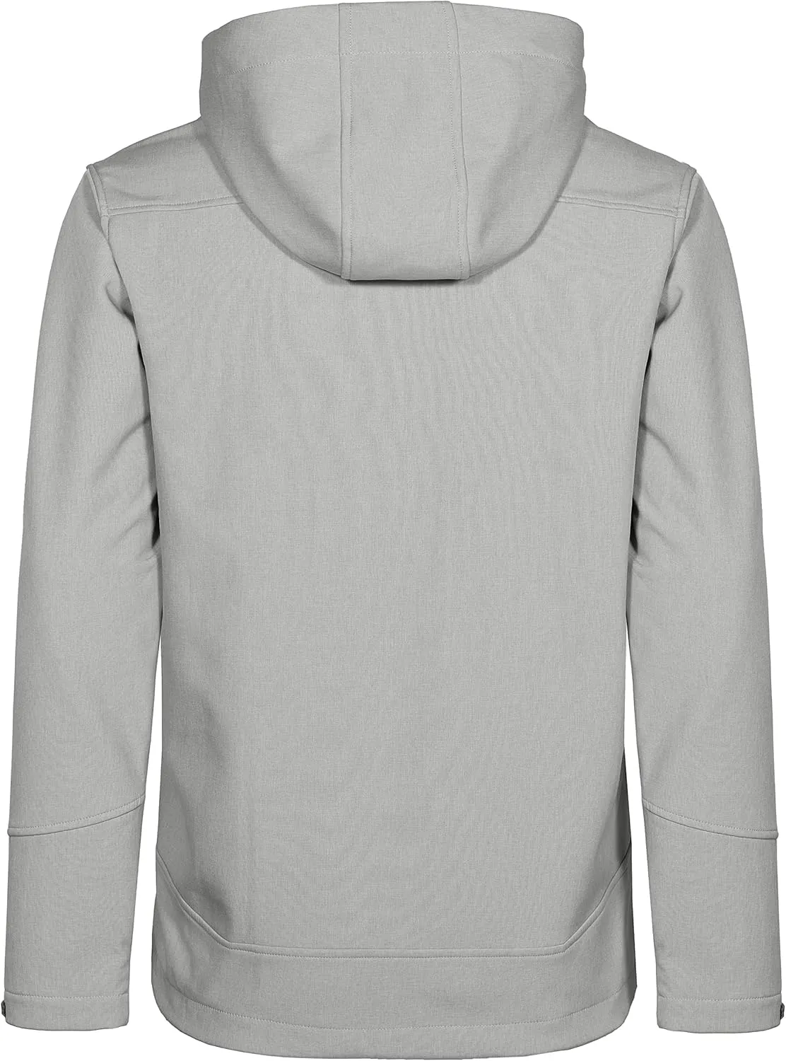 Little Donkey Andy Men's Softshell Jacket Ski Jacket with Removable Hood, Fleece Lined