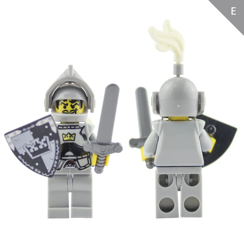 LOJO  AX9810 White Crown Knight Minifigure