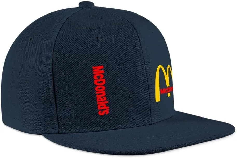 Long Flat Brim Snapback Hat for Unisex Adult Soft Outdoor Plain Baseball Cap Womens Mens Adjustable Golf Tennis Sun Hat