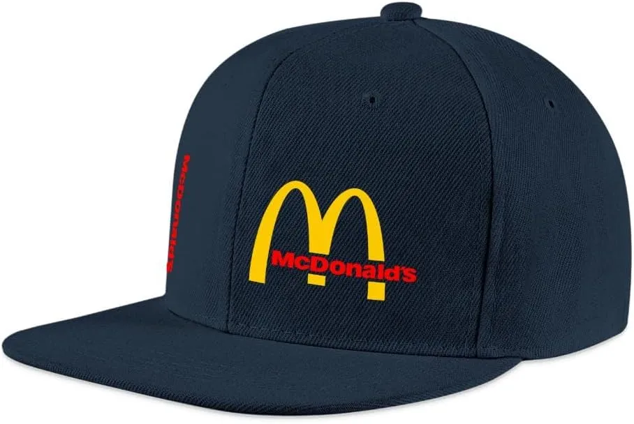 Long Flat Brim Snapback Hat for Unisex Adult Soft Outdoor Plain Baseball Cap Womens Mens Adjustable Golf Tennis Sun Hat