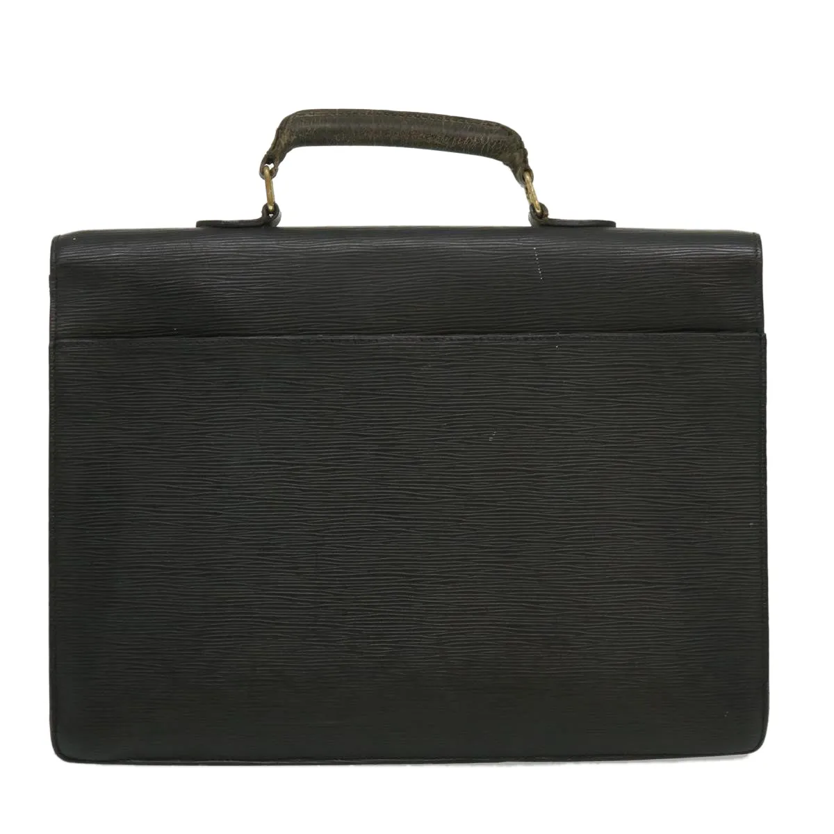 LOUIS VUITTON Epi Serviette Ambassador Business Bag Black M54412 am2600g
