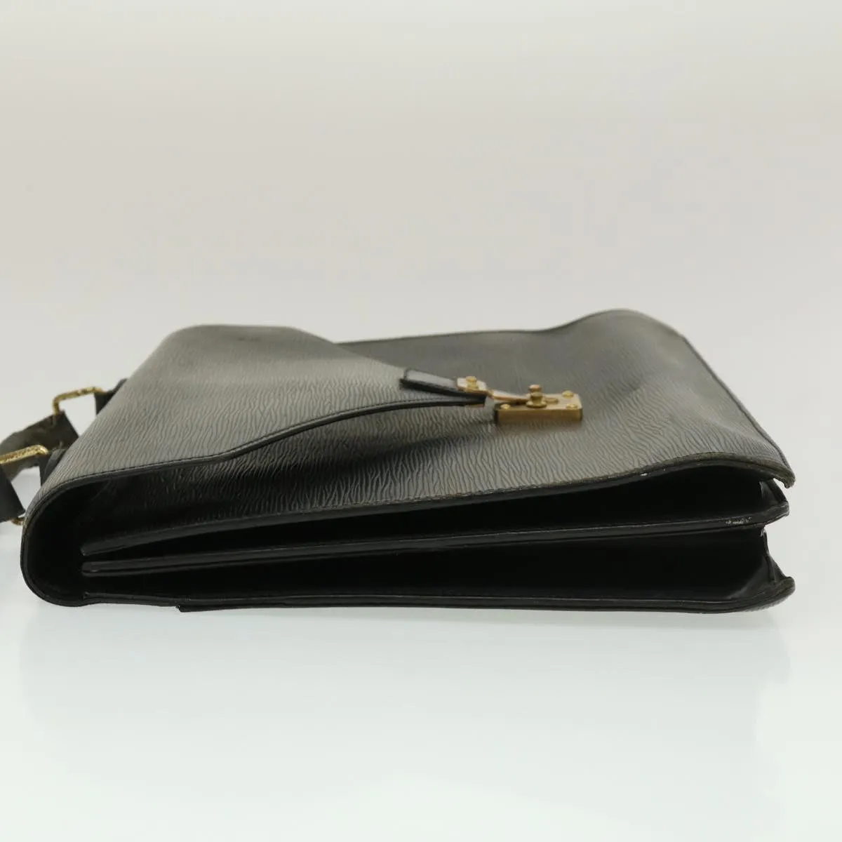 LOUIS VUITTON Epi Serviette Ambassador Business Bag Black M54412 am2600g