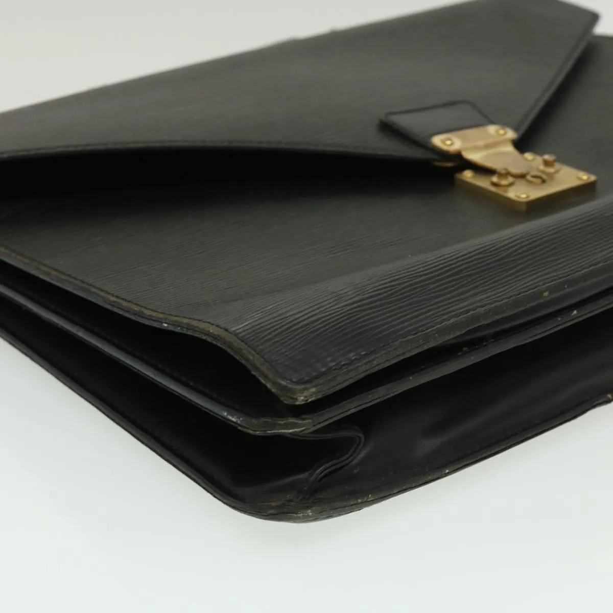LOUIS VUITTON Epi Serviette Ambassador Business Bag Black M54412 am2600g