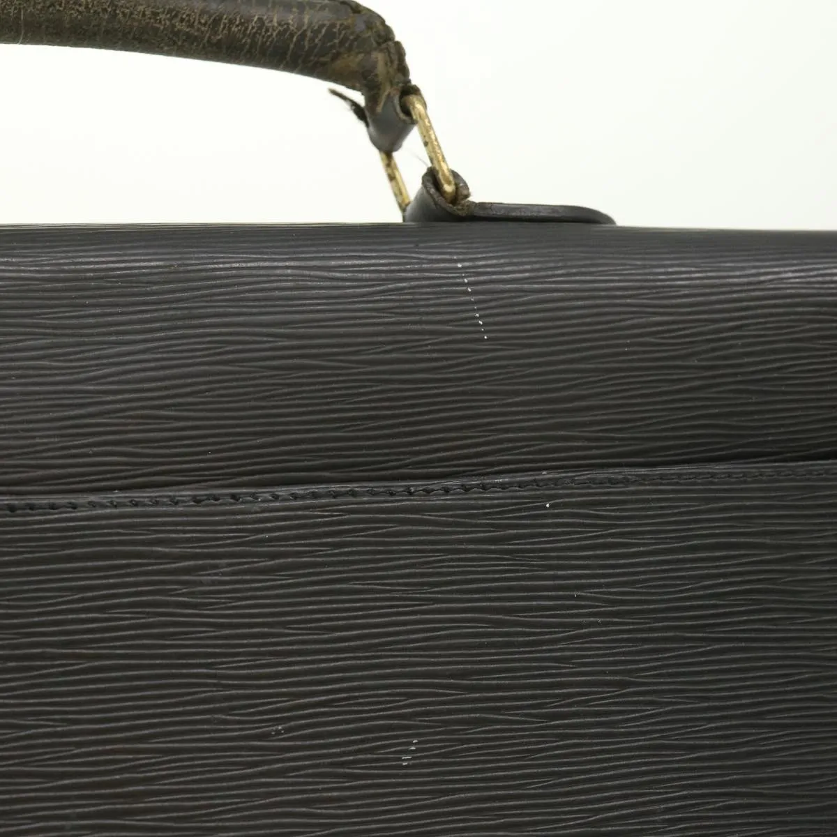 LOUIS VUITTON Epi Serviette Ambassador Business Bag Black M54412 am2600g