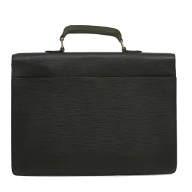 LOUIS VUITTON Epi Serviette Ambassador Business Bag Black M54412 am2600g