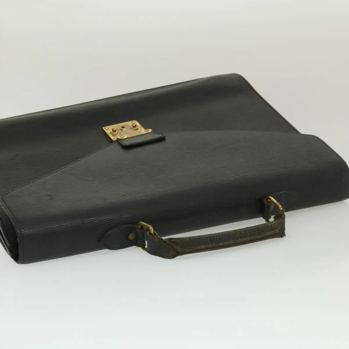 LOUIS VUITTON Epi Serviette Ambassador Business Bag Black M54412 am2600g