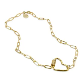 Love Lock Charm Necklace