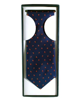 Mini Cartoon Pensioners Silk Tie