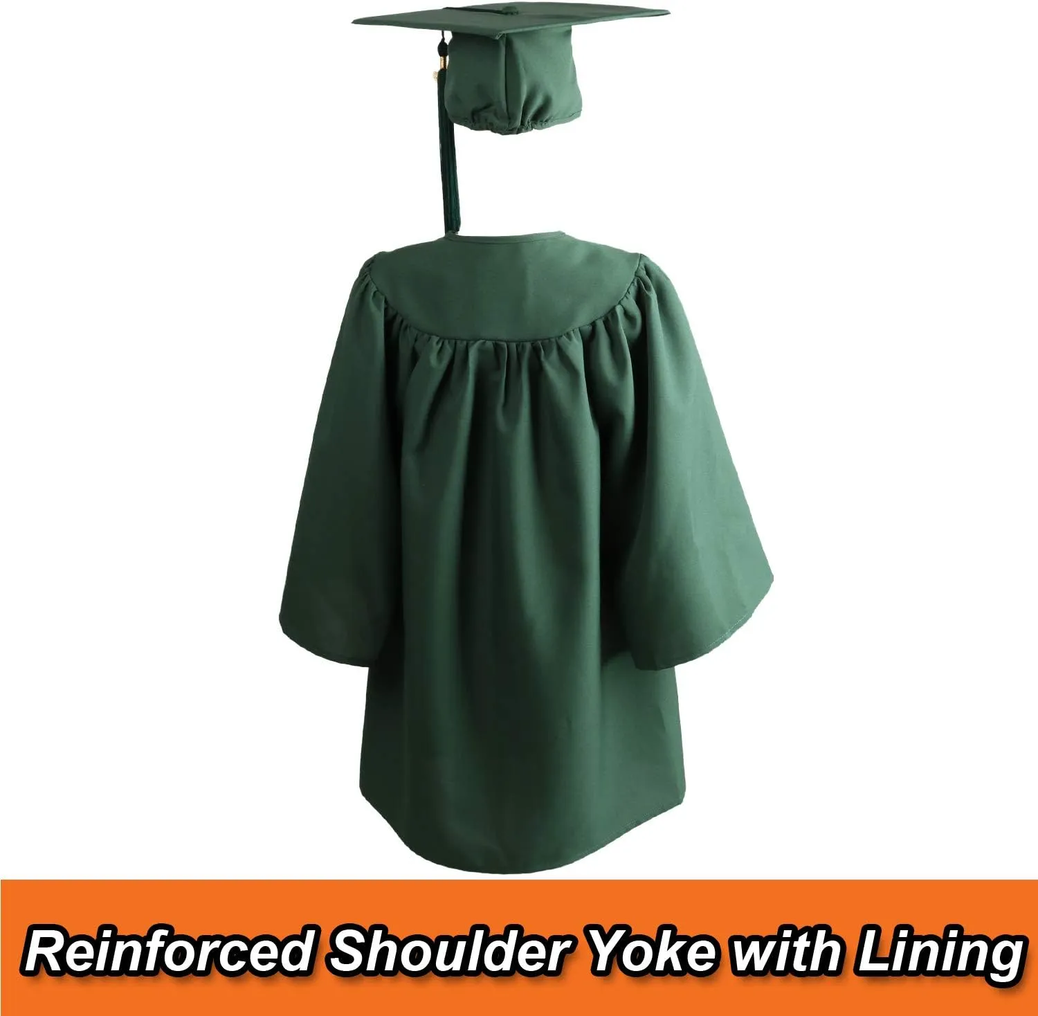OSBO GradSeason Unisex Matte Kindergarten Graduation Gown Cap Tassel Set 2025