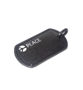 PEACE Tag Bale Charm