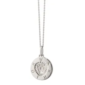 "Warrior" Lion Sterling Silver Intaglio Charm