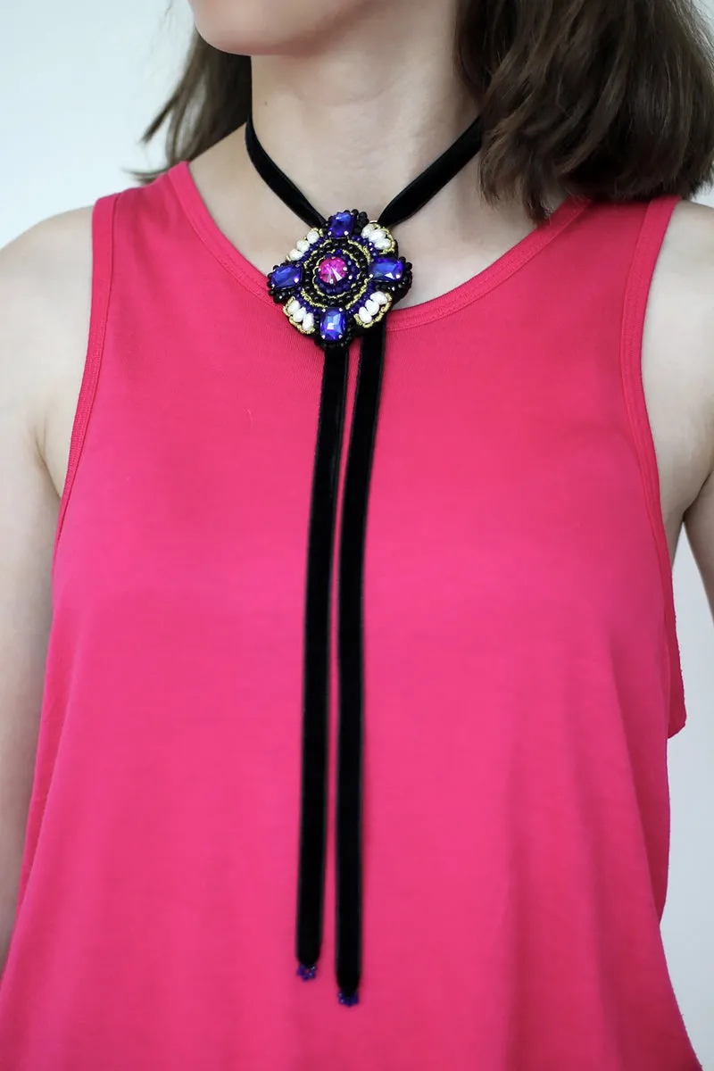 Ribbon Necklace - Pendant