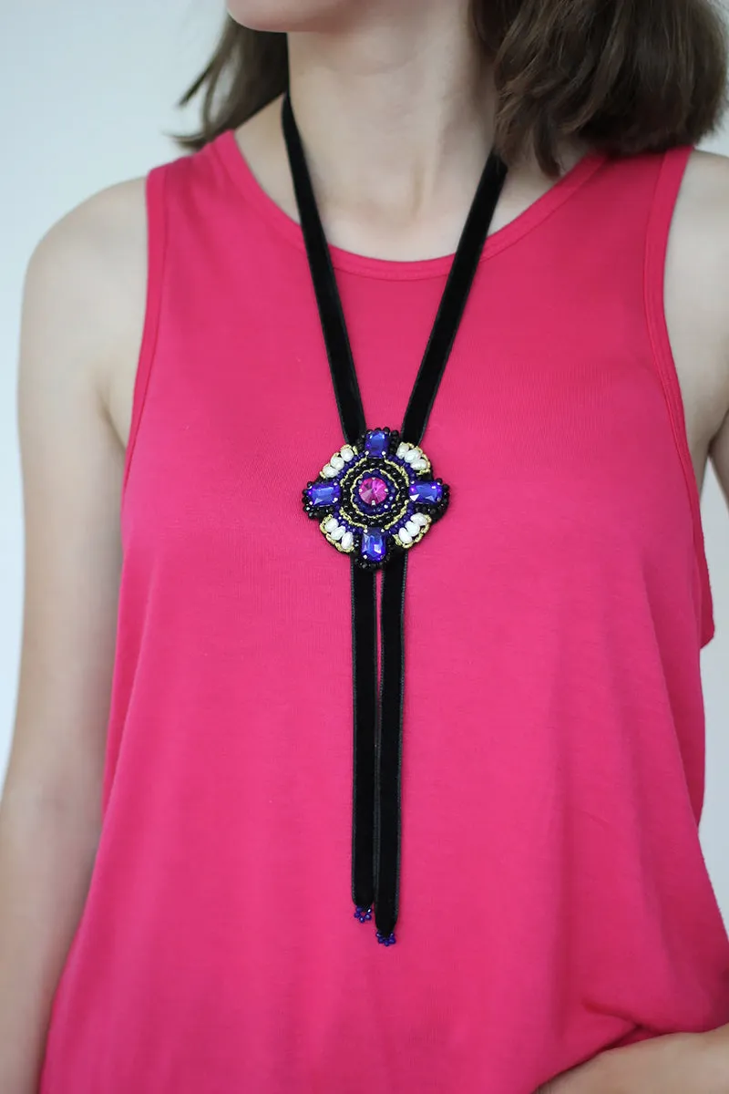 Ribbon Necklace - Pendant