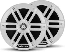 Rockford Fosgate M0-65 Marine Grade 6.5" Coaxial Full Range Speakers - White (Pair)