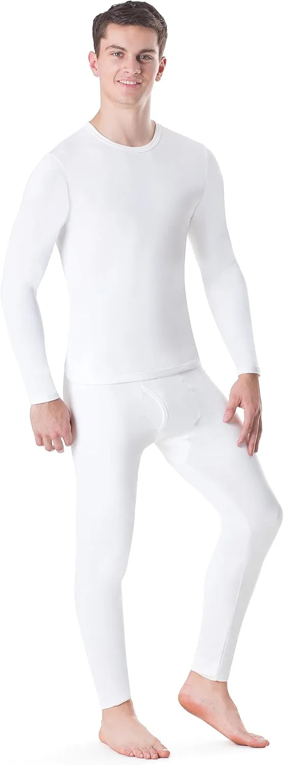 Rocky Thermal Underwear for Men, Long Johns Fleece Lined Set, Shirt & Pants, Base Layer w/Leggings/Bottoms Ski/Extreme Cold