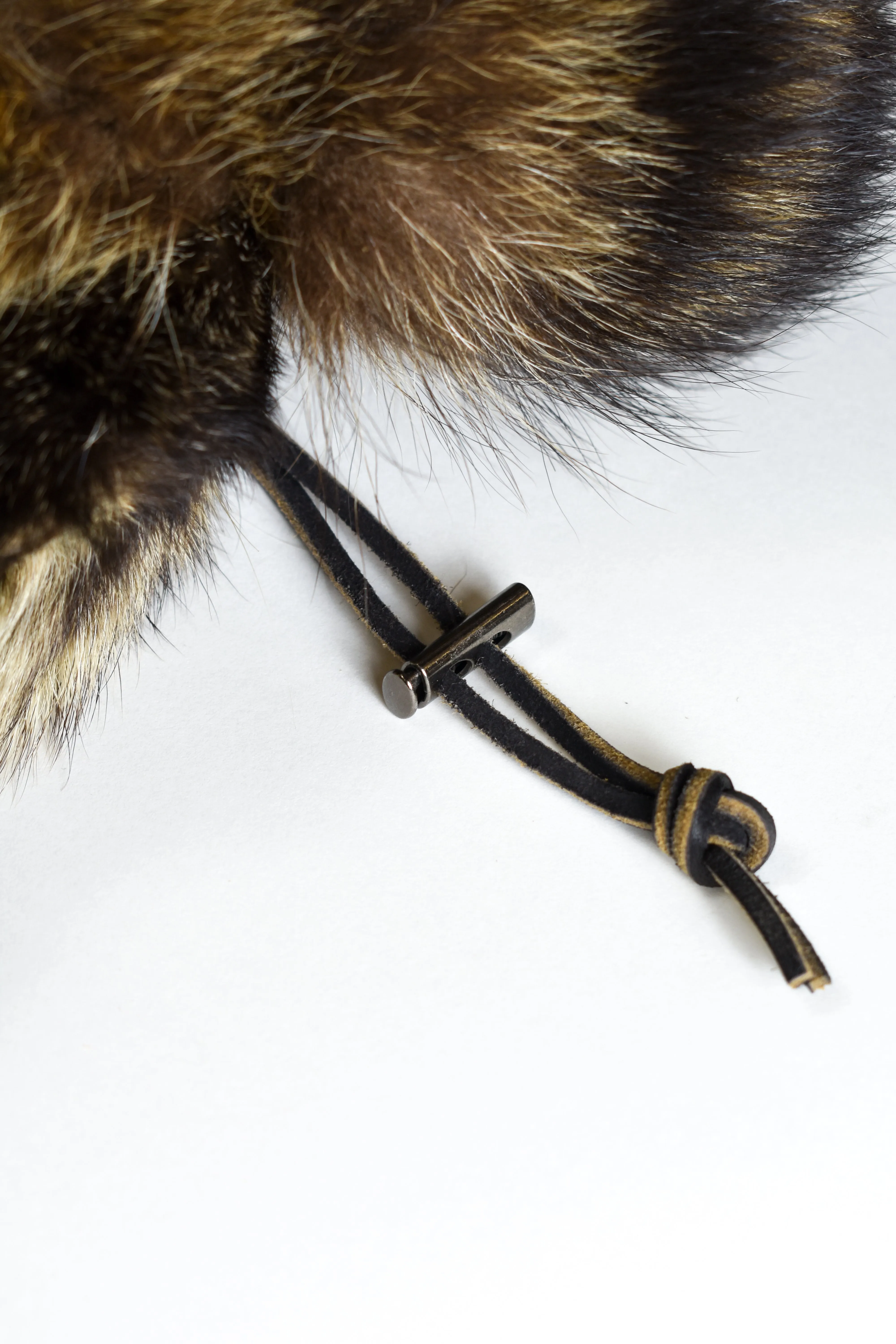 Sekanson Traditional Raccoon Skin Band - D.Brown