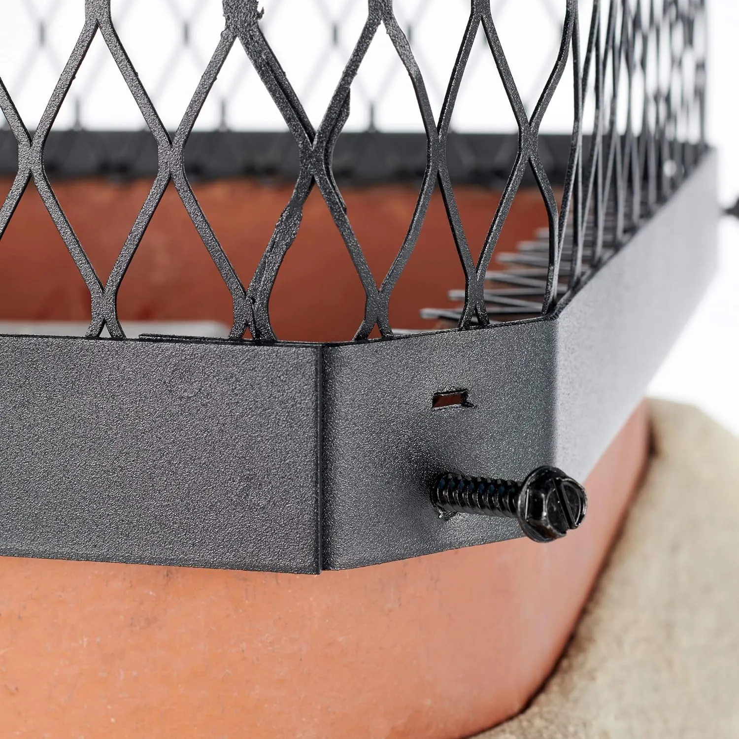 Shelter 9"x 13" Single Flue Bolt-On Chimney Cap, Fully Assembled, Galvanized Steel