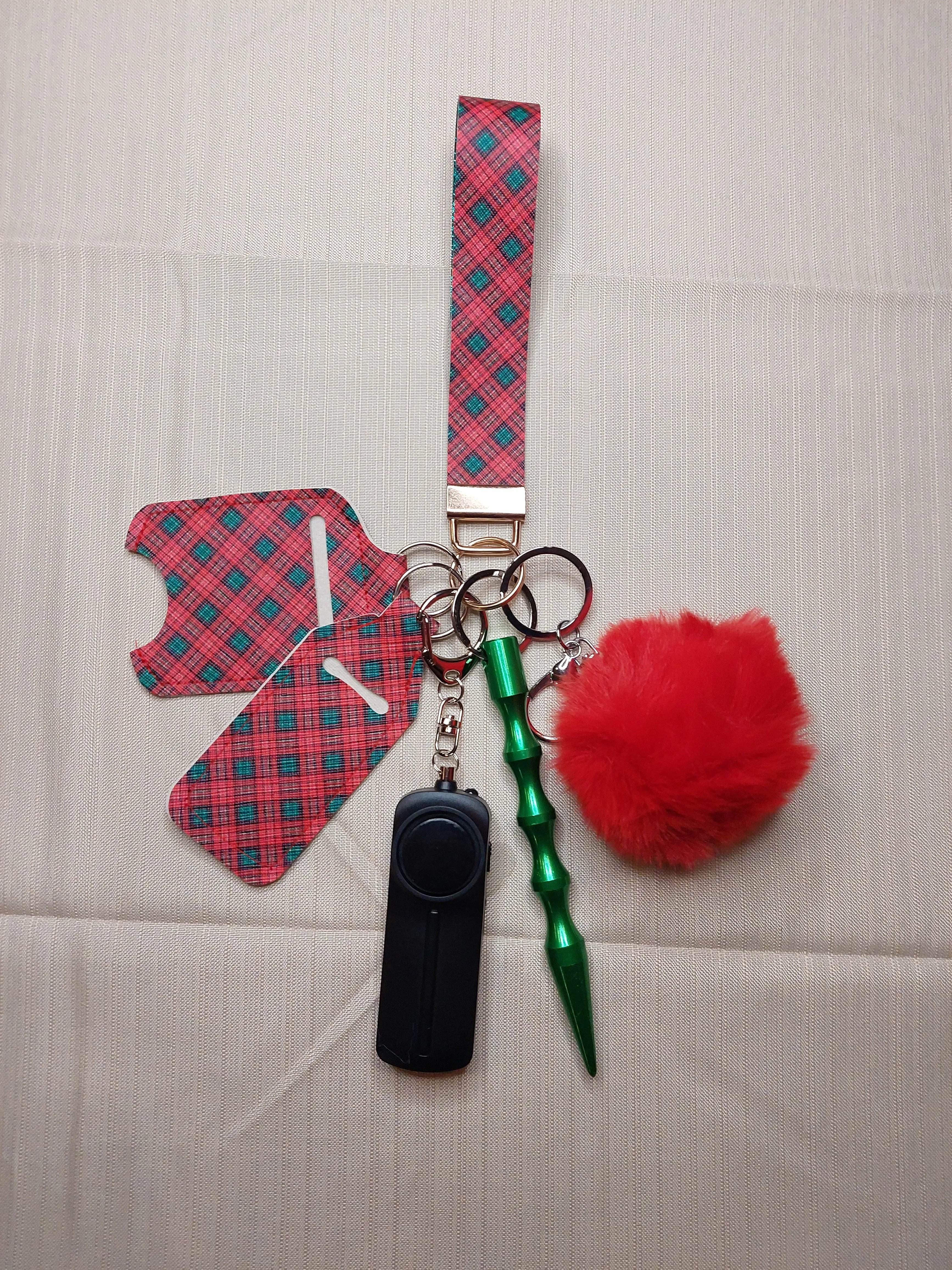Tartan Themed Safety Keychain | Self Defense Keychain | Holiday