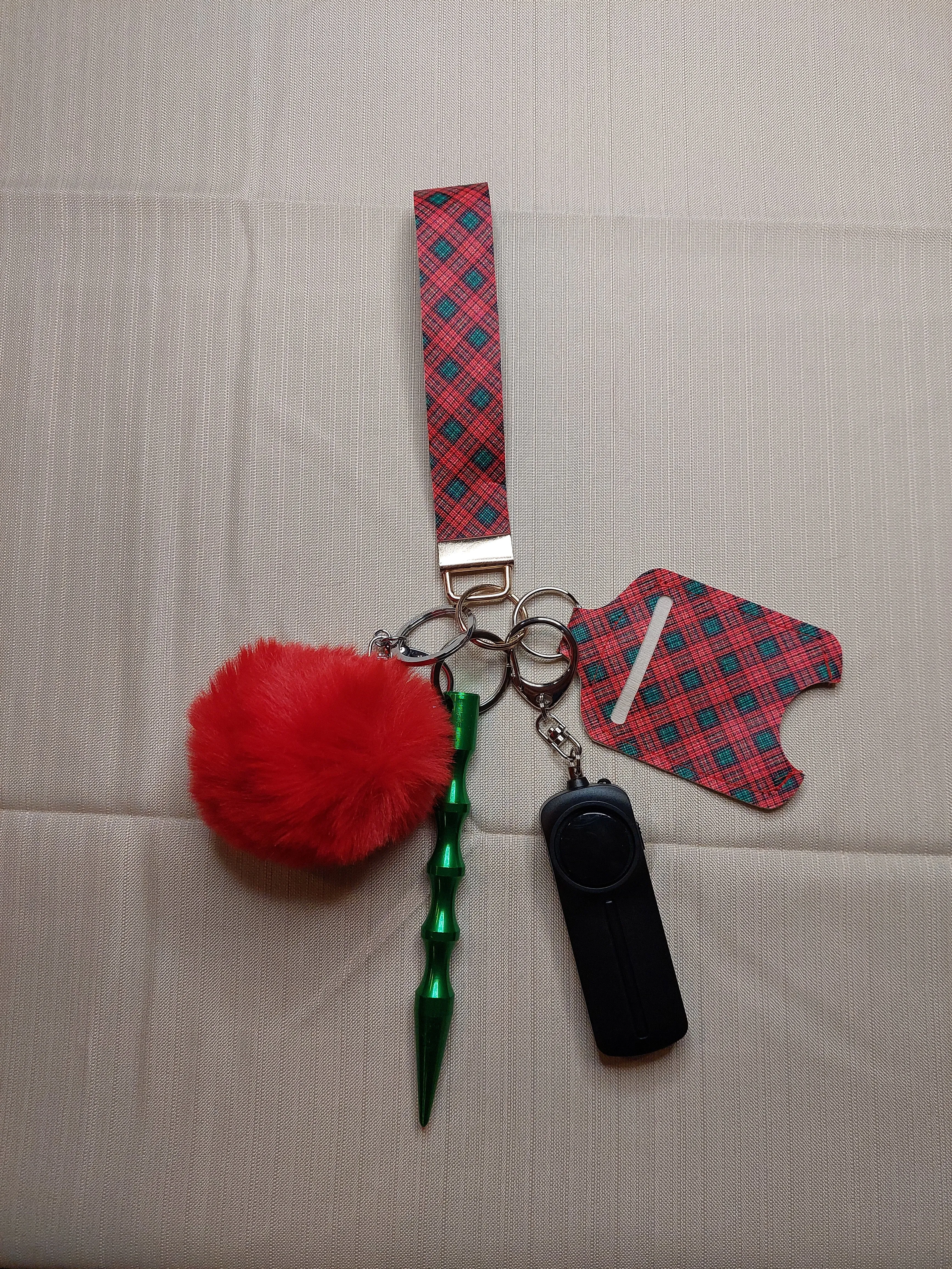 Tartan Themed Safety Keychain | Self Defense Keychain | Holiday