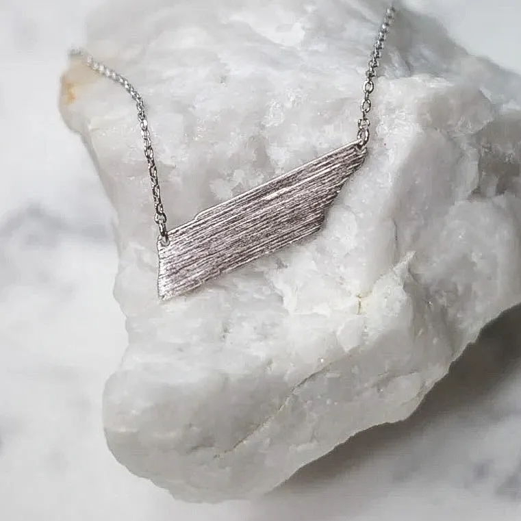 Tennessee State Necklace [Silver]