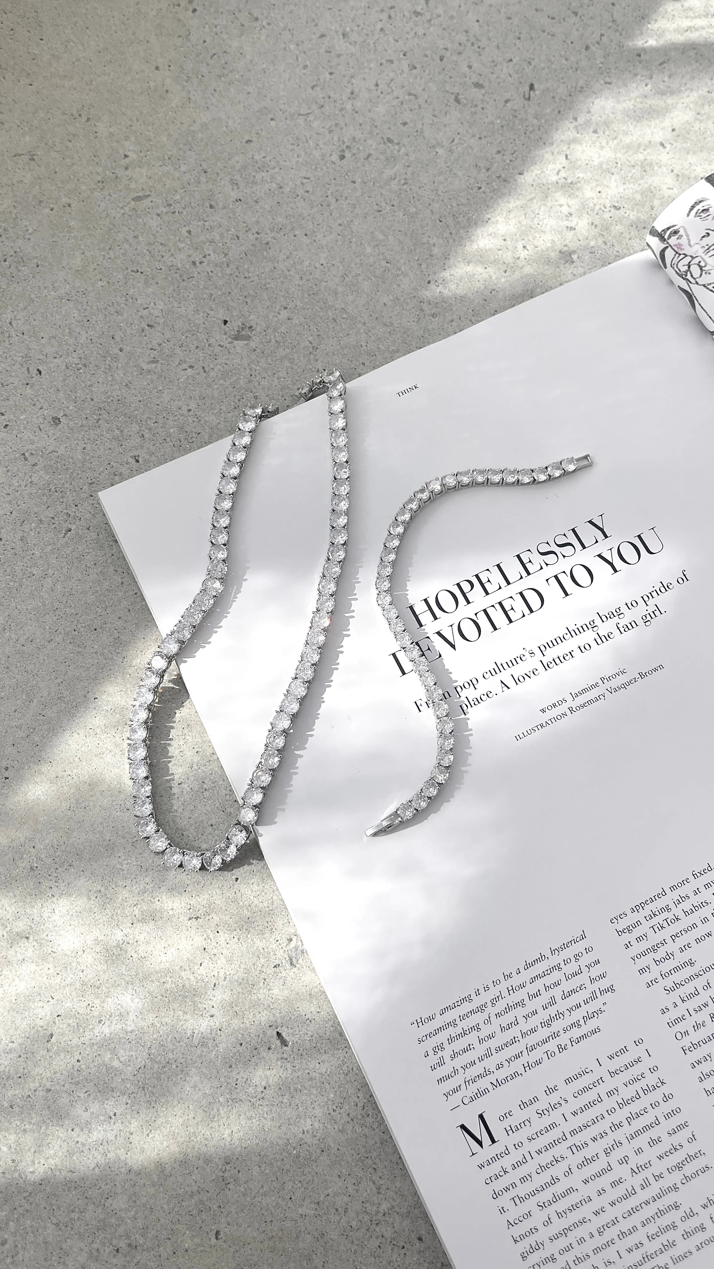 Tennis Bracelet - Crystal/Silver