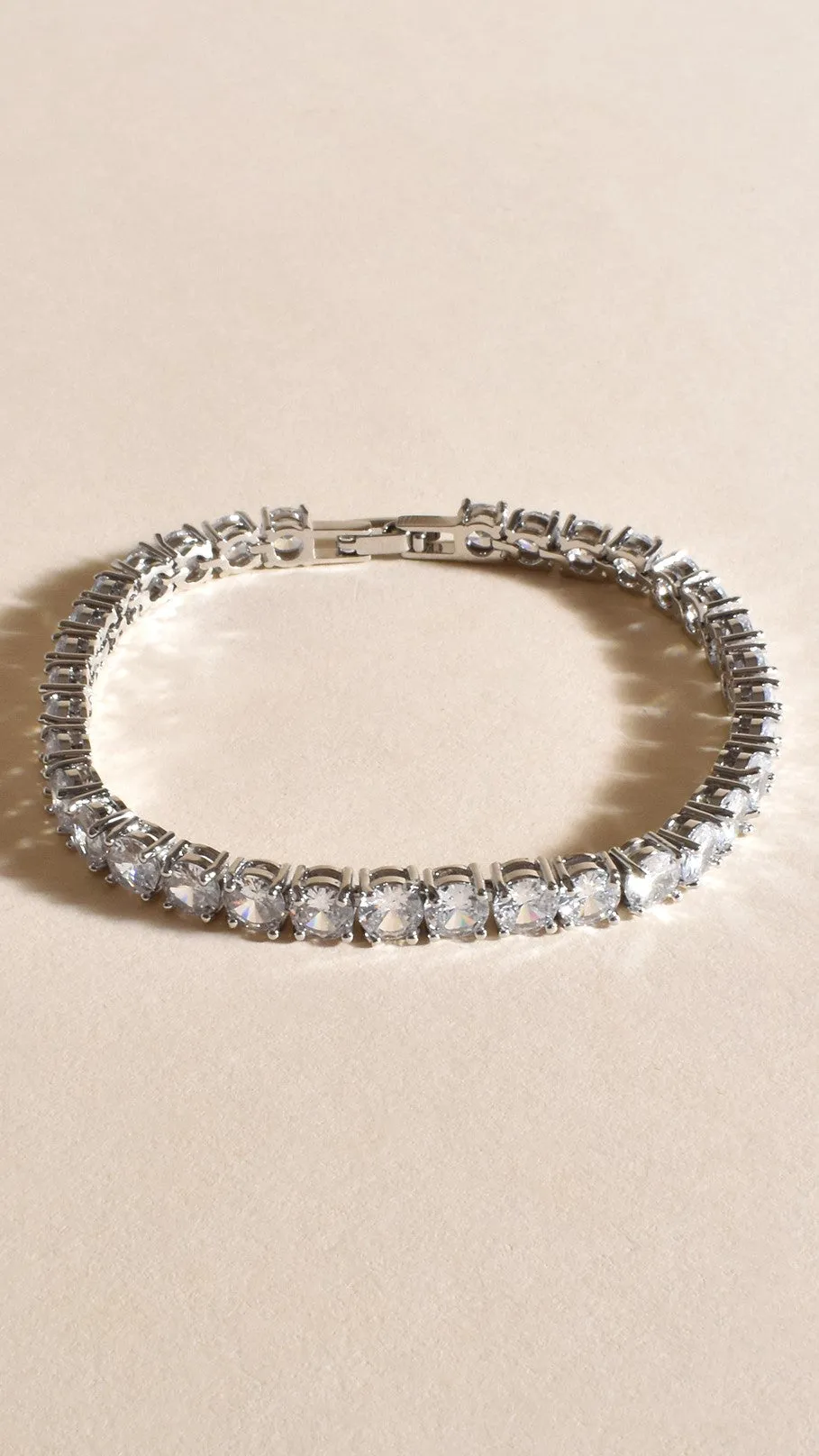 Tennis Bracelet - Crystal/Silver