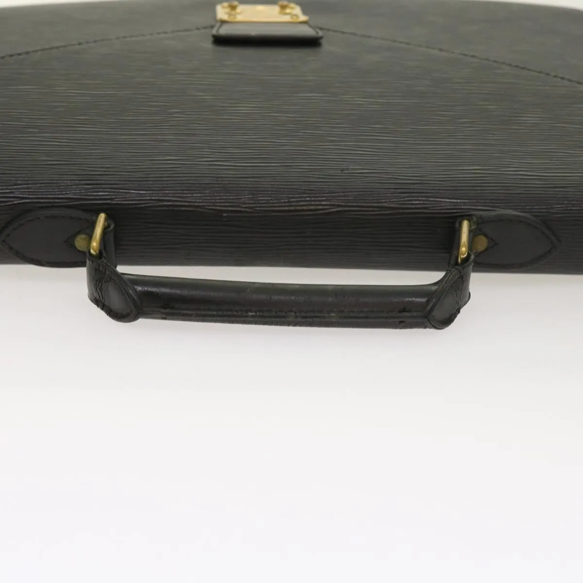 Trendy Inspired Louis Vuitton Epi Serviette Ambassador Business Bag Black M54412 Lv Auth 55373