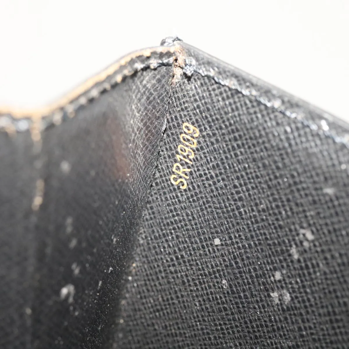 Trendy Inspired Louis Vuitton Epi Serviette Ambassador Business Bag Black M54412 Lv Auth 55373