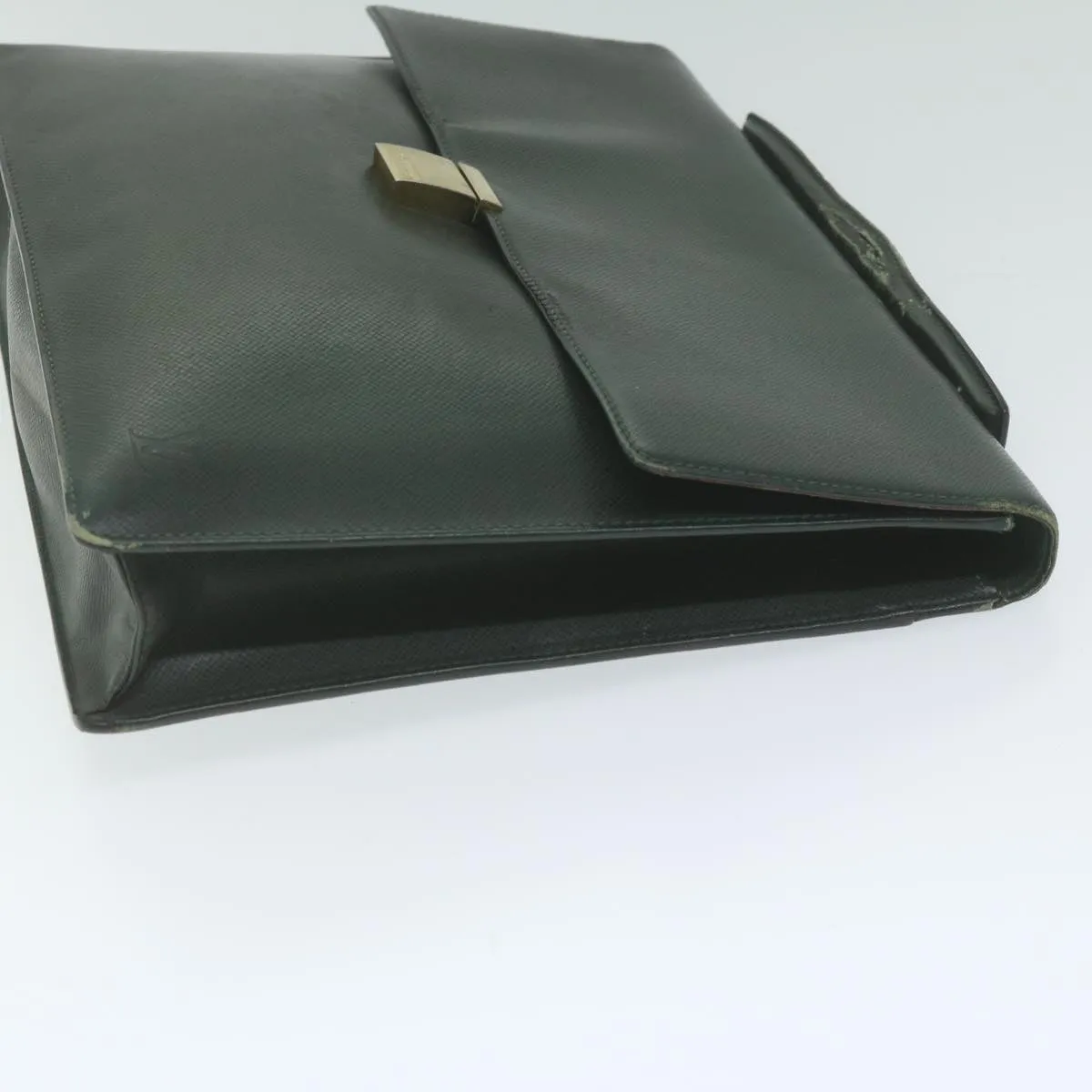 Trendy Inspired Louis Vuitton Taiga Porte Documents Angara Bag Epicea M30774 Lv Auth Bs11046