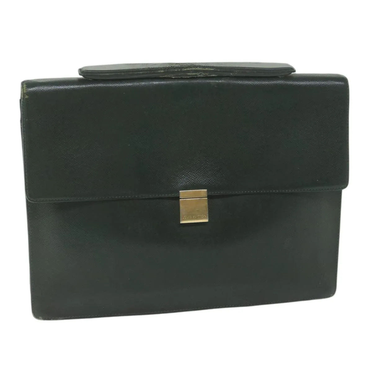 Trendy Inspired Louis Vuitton Taiga Porte Documents Angara Bag Epicea M30774 Lv Auth Bs11046