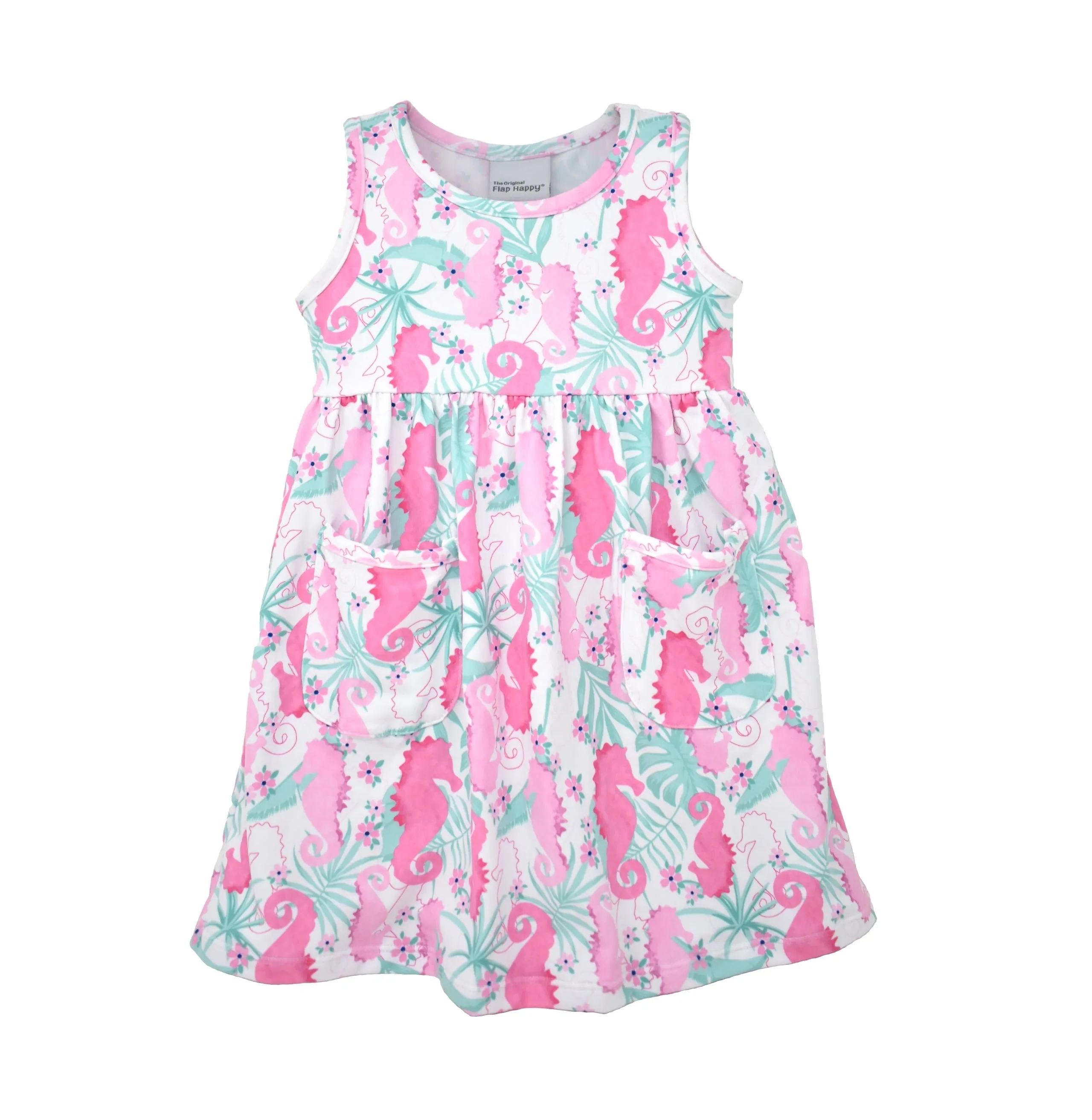 UPF 50  Dahlia Sleeveless Tee Dress - D