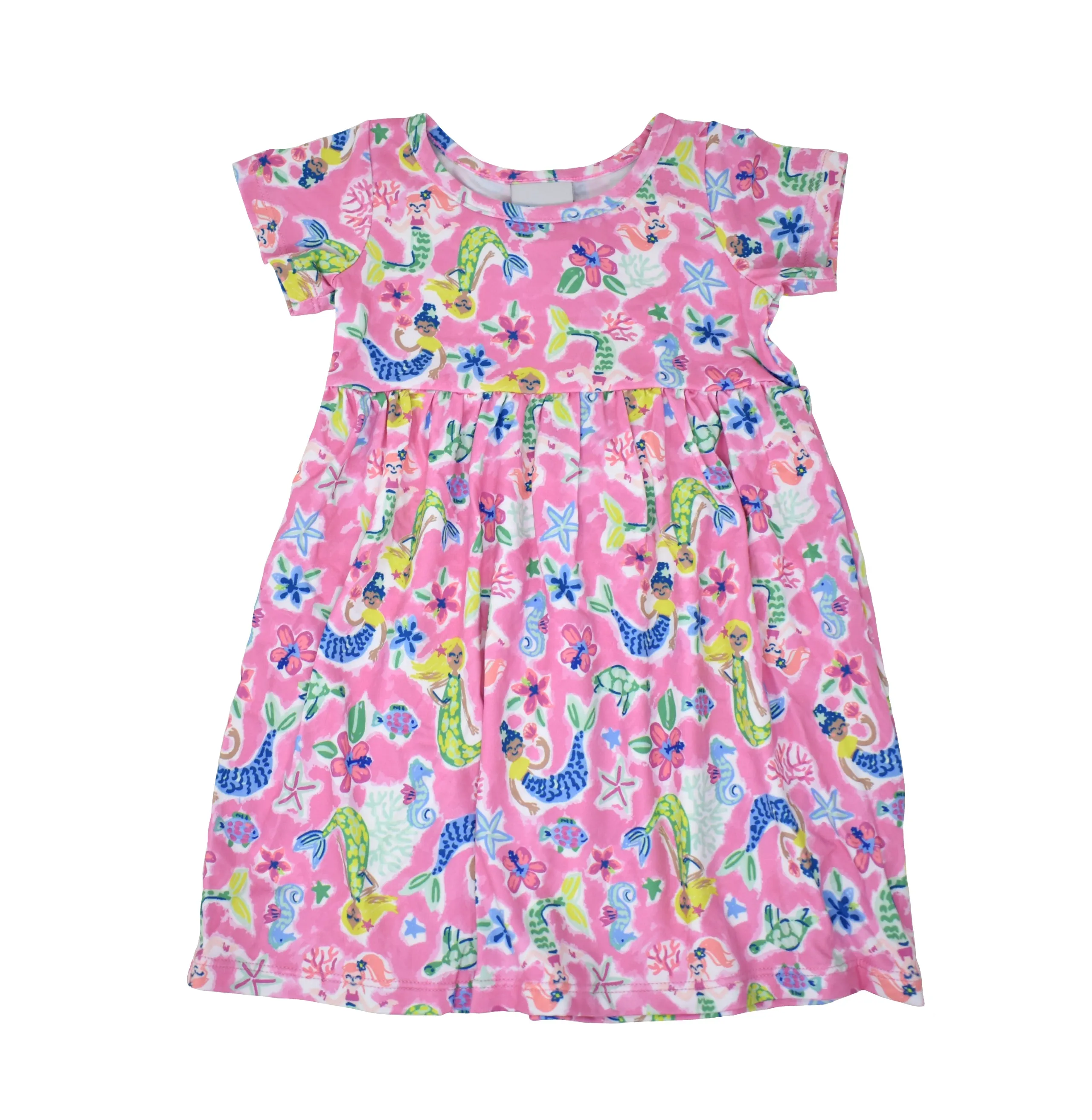 UPF 50  Laya Short Sleeve Tee Dress - E