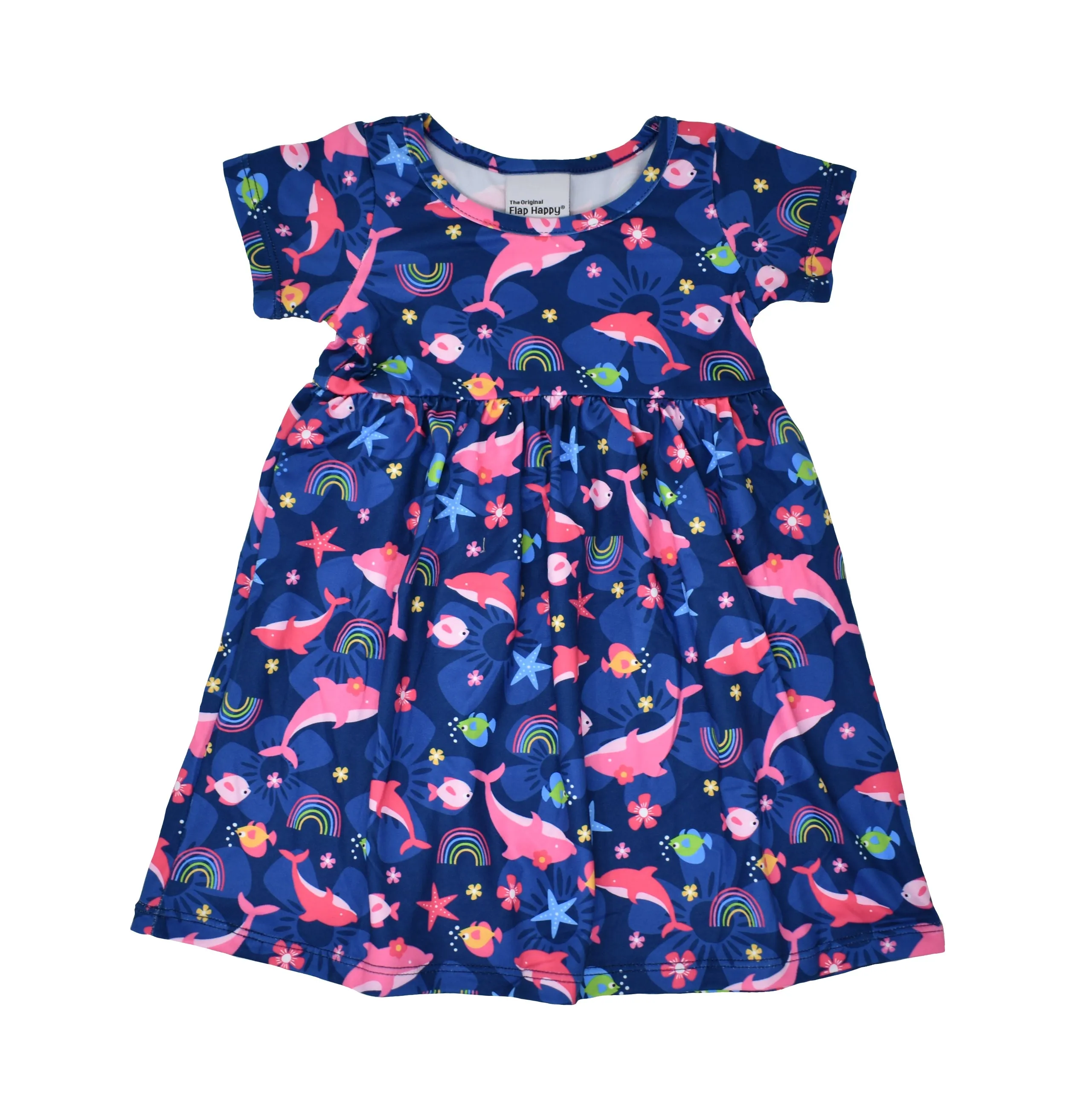 UPF 50  Laya Short Sleeve Tee Dress - E