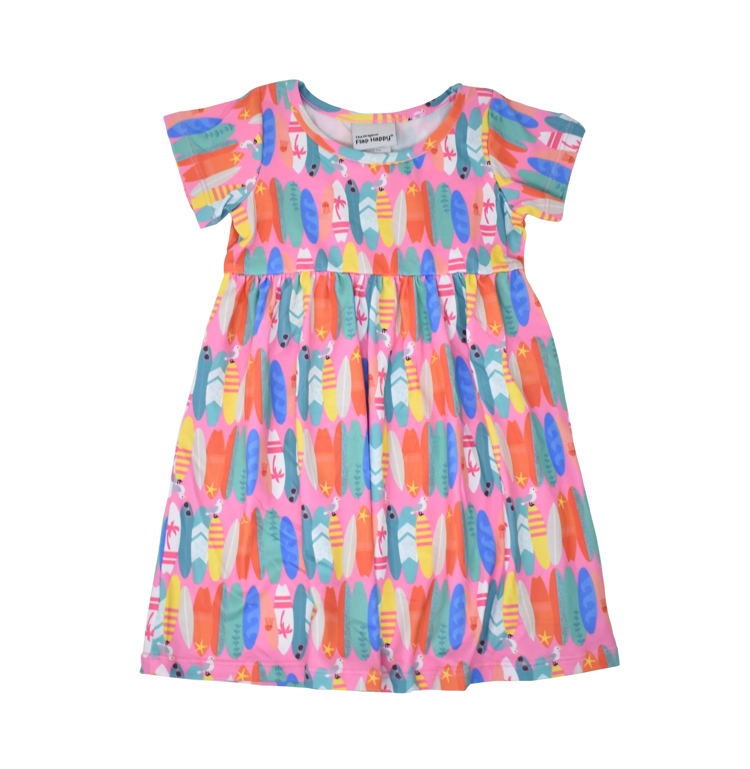 UPF 50  Laya Short Sleeve Tee Dress - E