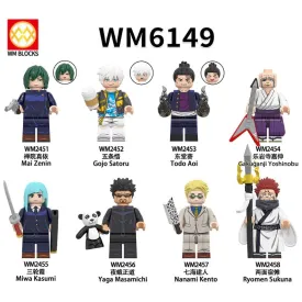 WM6149 Anime Series Spells Return Shiny Gojo Satoru Minifigures